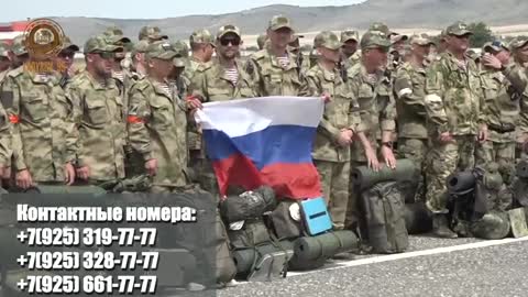 Dobrovolníci z celého Ruska byli vycvičeni v Čečensku a vyrazili na speciální operaci