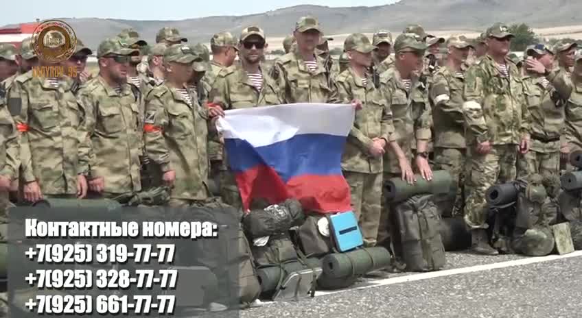 Dobrovolníci z celého Ruska byli vycvičeni v Čečensku a vyrazili na speciální operaci