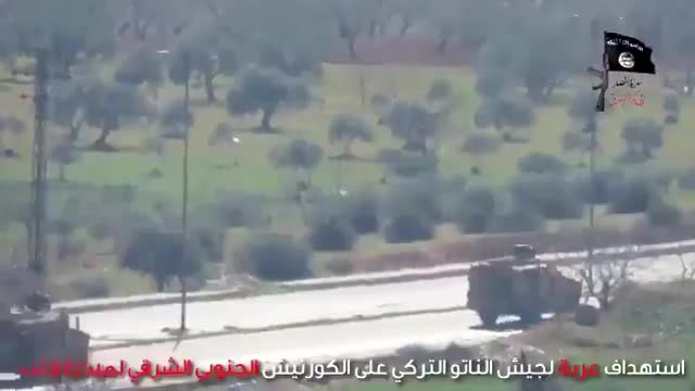 Syria - AQ/linked Ansar Abu Bakr al-Siddiq Squadron spreads this video on IED attack
