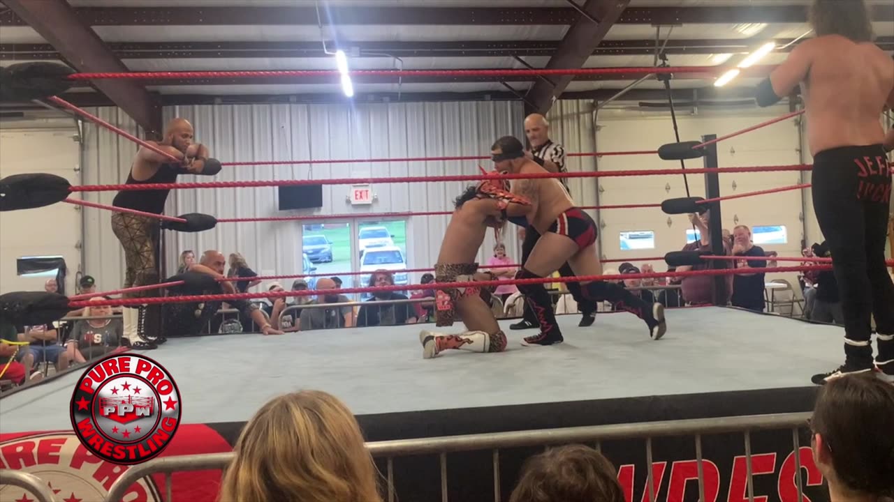 Pure Pro Wrestling:Chance Allan & Yela Man vs Jeff Luck & Santiago