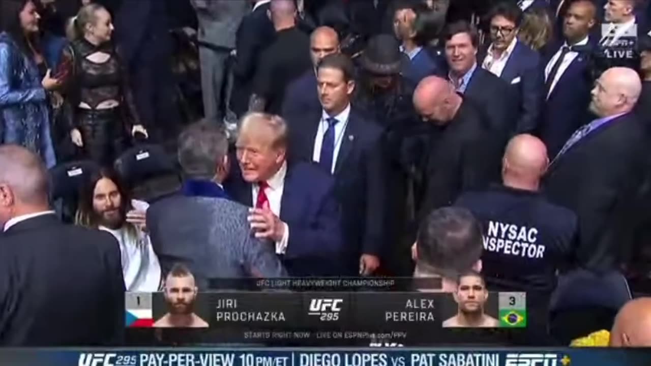 UFC 295 RED PILL GANG PRESIDENT TRUMP