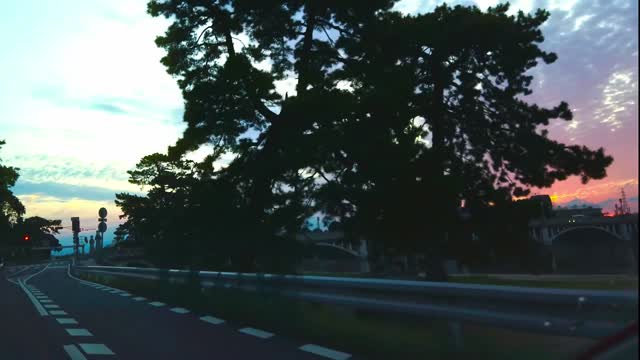 4k aesthetic car drive video [Japan]