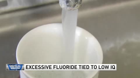 US government report says fluoride at twice the recommended limit is linked to lower IQ in kids