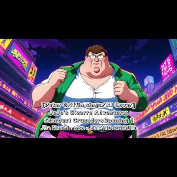 [Peter Griffin sings/AI Cover] JoJo's Bizarre Adventure OP 3 Jin Hashimoto - STAND PROUD