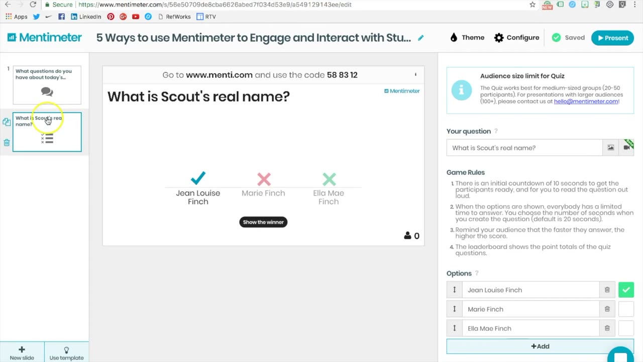 5 Ways to use Mentimeter to Engage and Interact with Students