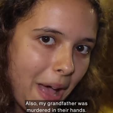 An 18-year-old protester in Tel Aviv called out Israeli Prime Minister Benjamin Netanyahu