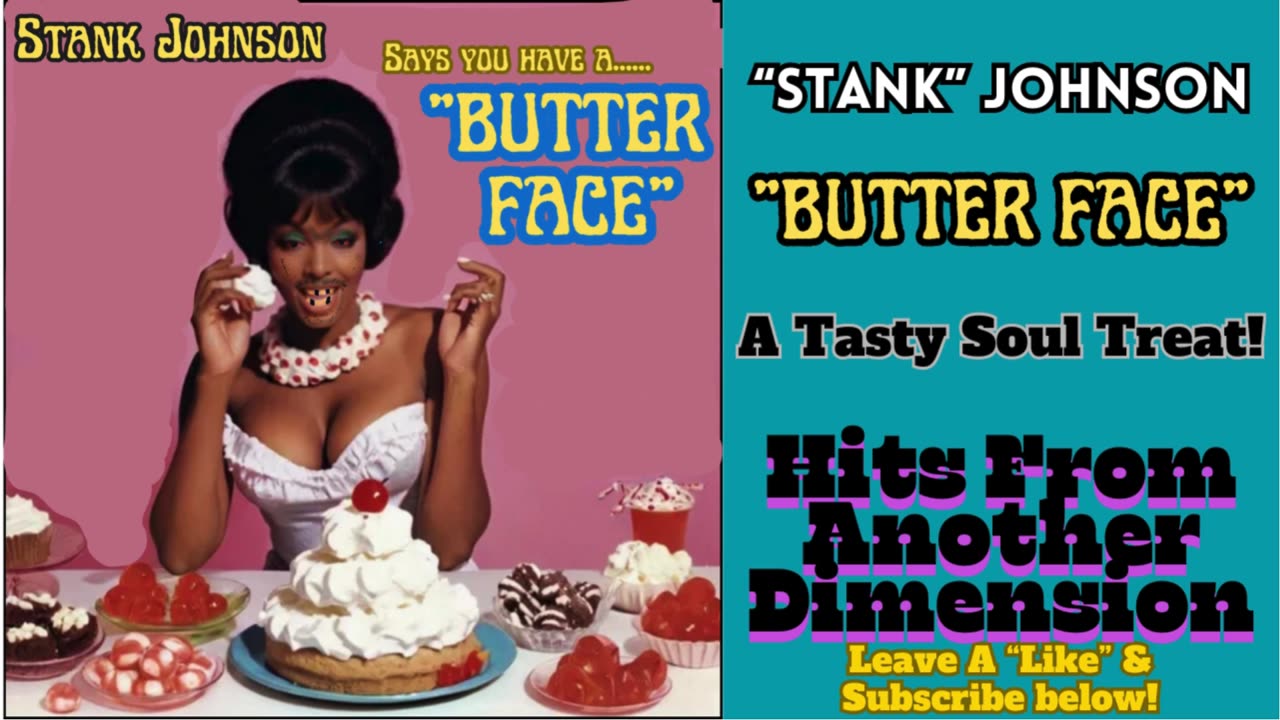 "Stank" Johnson BUTTER FACE Fantasy SOUL FUNK Classic Rare Obscure Vinyl HITS FROM ANOTHER DIMENSION