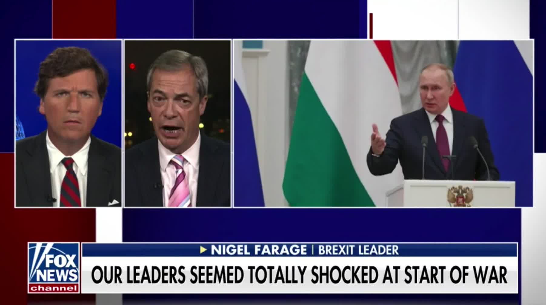 Nigel Farage: "We should have tried to make Vladimir Putin somebody we could do business with."