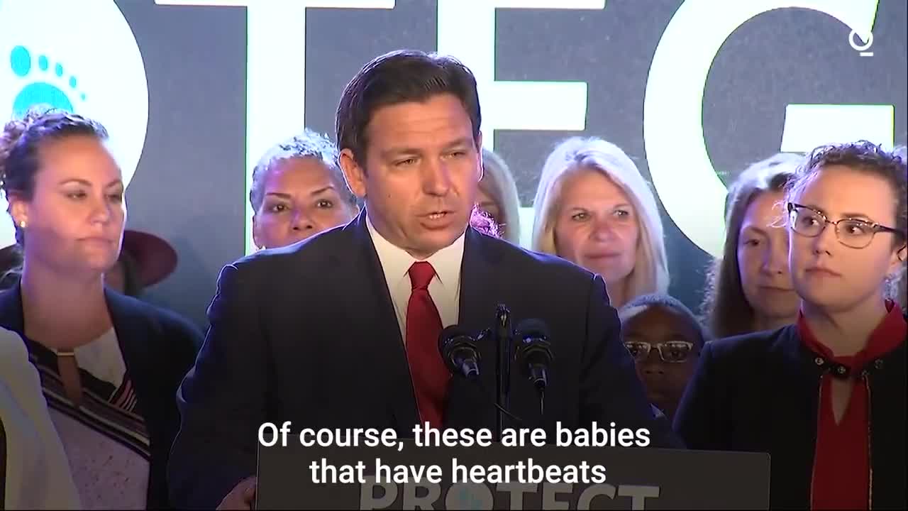 DeSantis Signs Florida Law to Ban Abortions After 15 Weeks