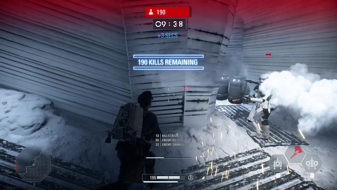 SWBF2 2017: Arcade Onslaught Yoda Hoth Gameplay