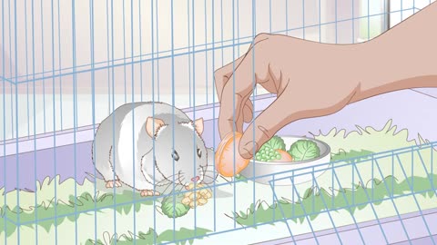 Get a hamster to sleep