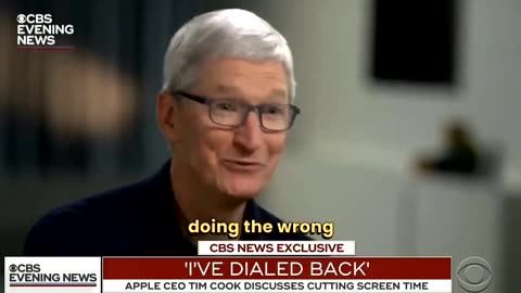 Apple CEO Tim Cook shares his screen time