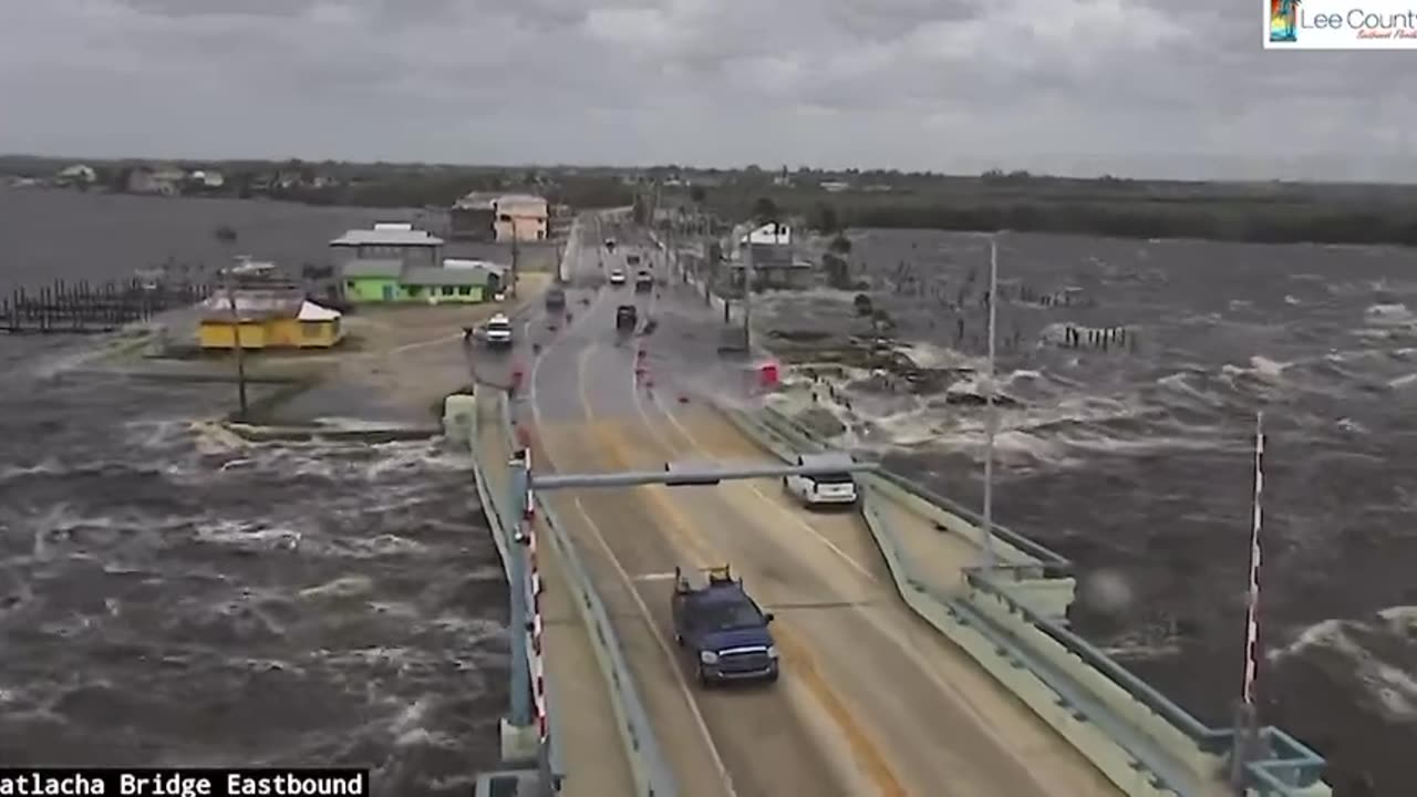 Current views of the Matlacha Pass Bridge near Cape Coral, FL