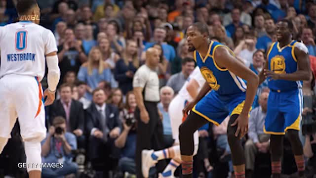 Russell Westbrook Yells "I'm Comin!" Kevin Durant Responds "So What," Headbutts Andre Roberson