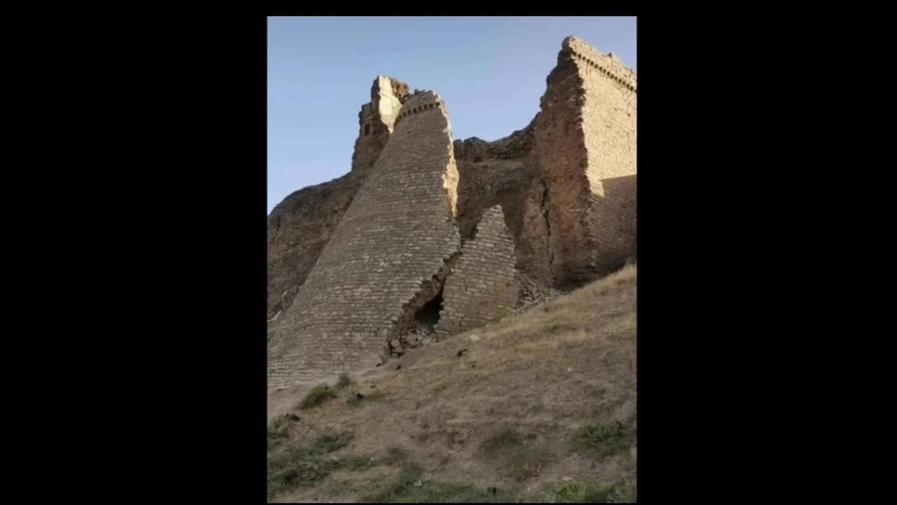 The mountains are buildings