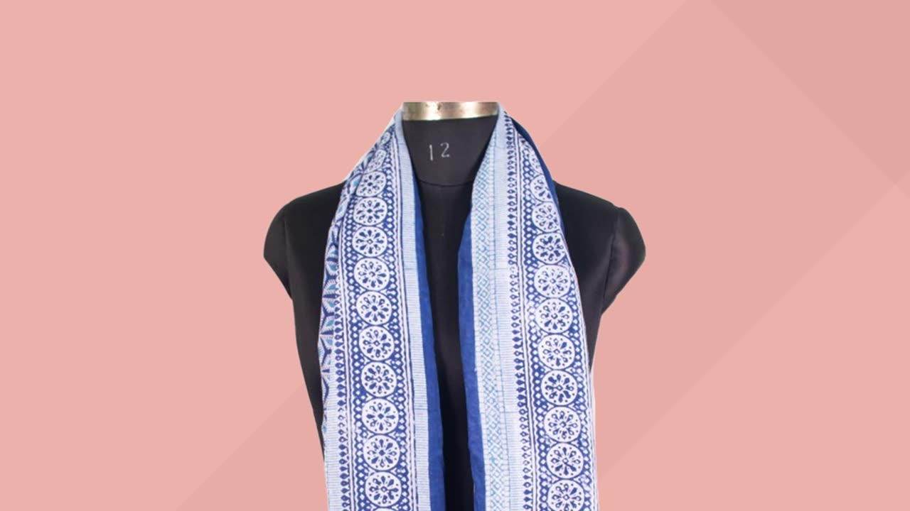 Elegant Hand Block Print Scarfs: Timeless Tradition, Modern Style