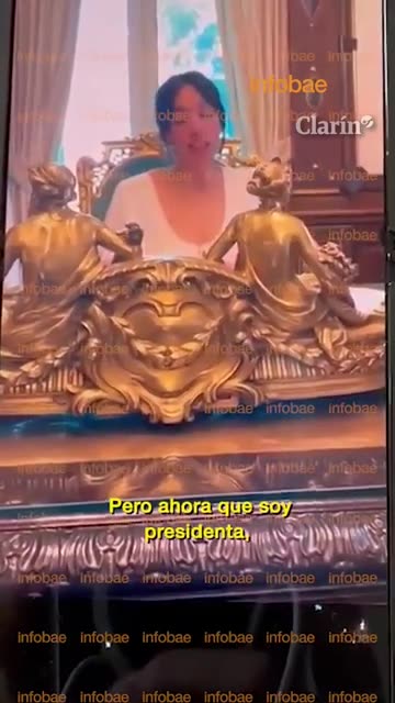 Nuevo video de Tamara Pettinato en el sillón presidencial: “Te voy a mandar a matar”