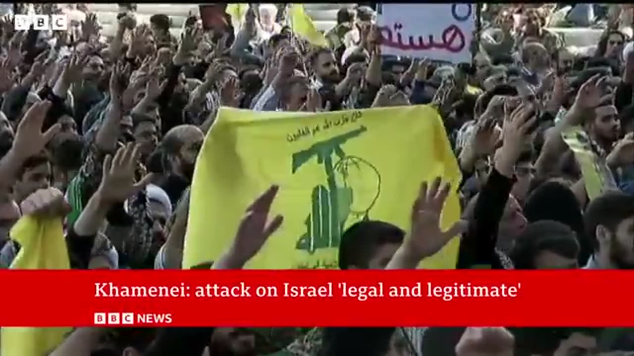 Iran's supreme leader defends strikes on Israel in rare public speech | @BBCNews #bbc