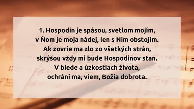 Hospodin je spásou