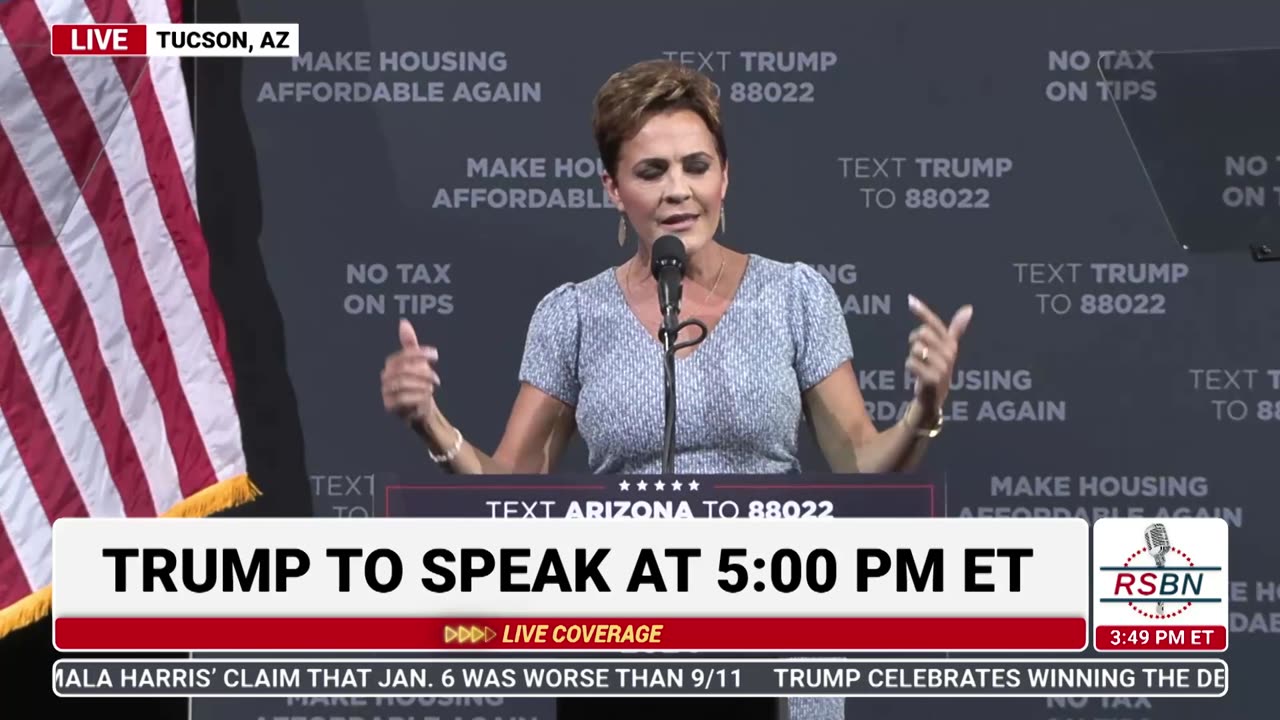 FULL SPEECH: Kari Lake Speaks in Tucson, Arizona - 9/12/24