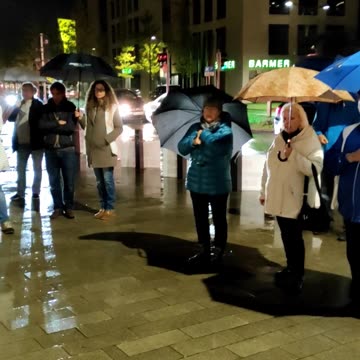 💥 Nationalhymne 💥 Mahnwache Nr. 242 💥 in Schwäbisch Gmünd am 08.10.2024 💥