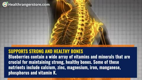 Support healthy brain and heart functions with organic blueberry powder