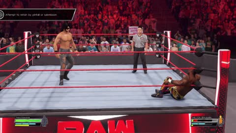 wwe2k22 myrise walkthough 46 Outlaw Ace vs Shelton Benjamin