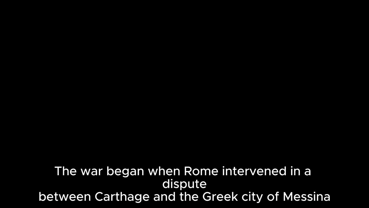 FIRST PUNIC WAR