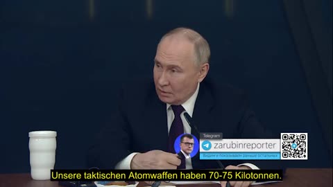 Putin auf die Frage, was der Auslöser für einen Atomkrieg wäre