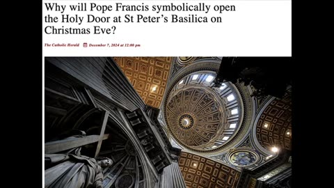 Cal:l The Vatican Pope Francis Opening Up Lucifer's Tomb During Christmas Eve Ritual!