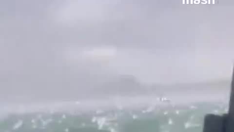 Golf Ball Size Hail On Lake Powell in Arizona