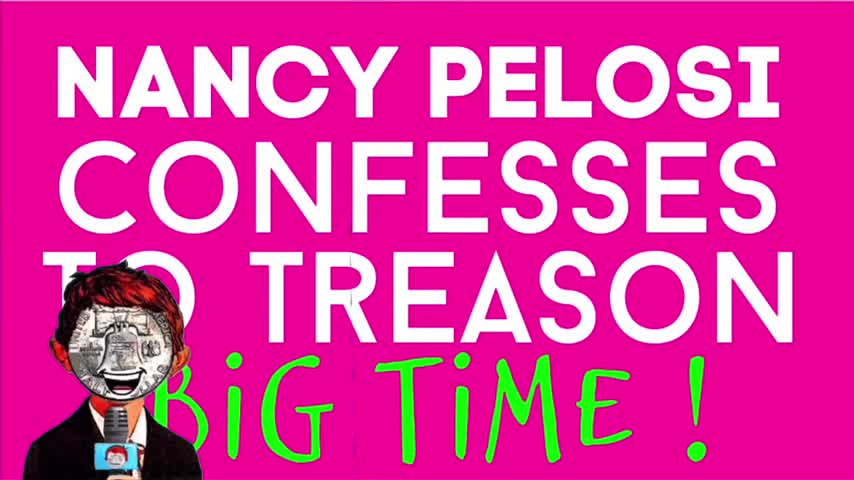 Nancy Pelosi confesses to treason
