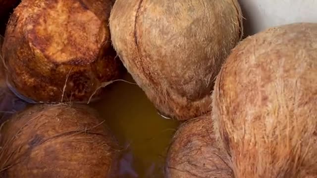 Local fresh coconut