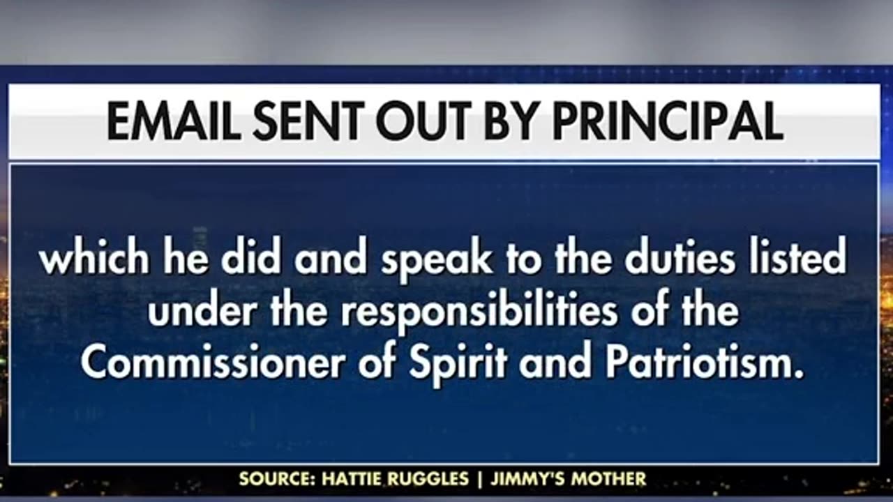 Student says he was told to remove Patriotism from speech