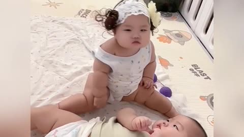 Cute funny baby