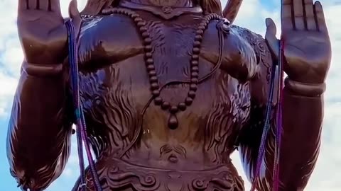 90-ft Tall Hindu God Hanuman Statue in Sugar Land, Texas