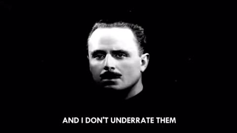 Sir Oswald Mosley - Small bands of men in absolute determination "Europe shall live