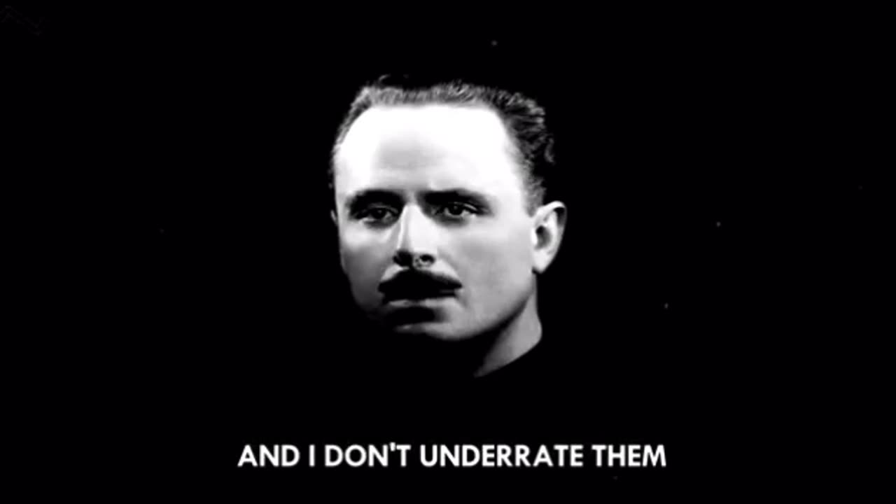 Sir Oswald Mosley - Small bands of men in absolute determination "Europe shall live