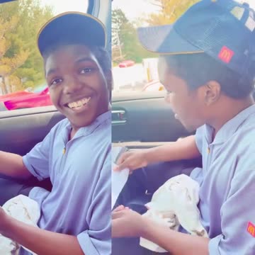 Teen reacts to receiving his first paycheck from McDonald's 👏🏽💯 “Let’s take it to the bank then”