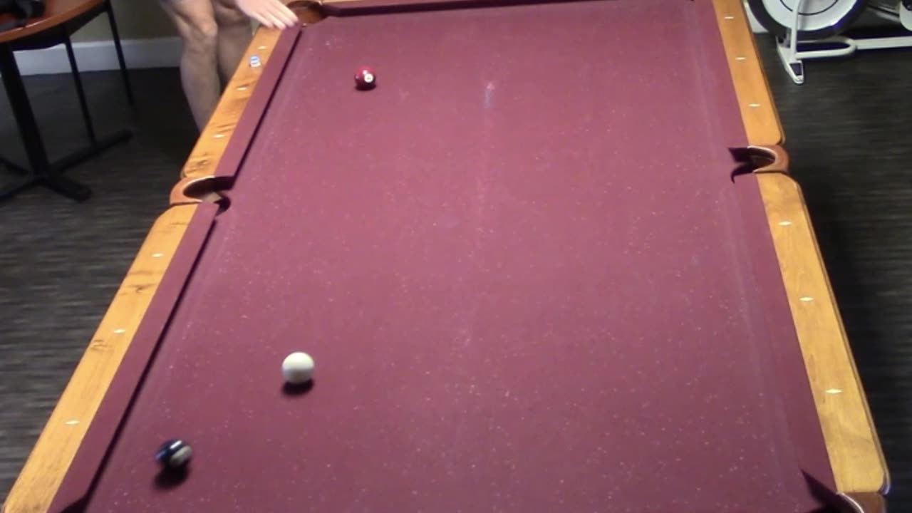 BOTH CORNER POCKETS ON 1 SHOT!