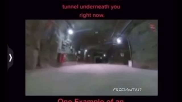 Driving through a tunnel operation