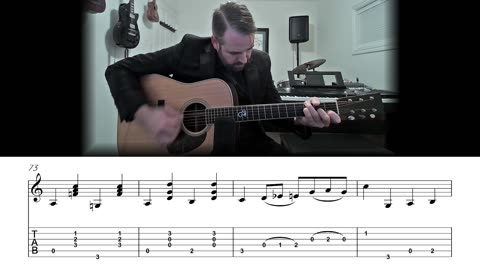 Good King Wenceslas - Bluegrass Christmas Carter Style Flatpicking Guitar Lesson (Sheet Music + TAB)