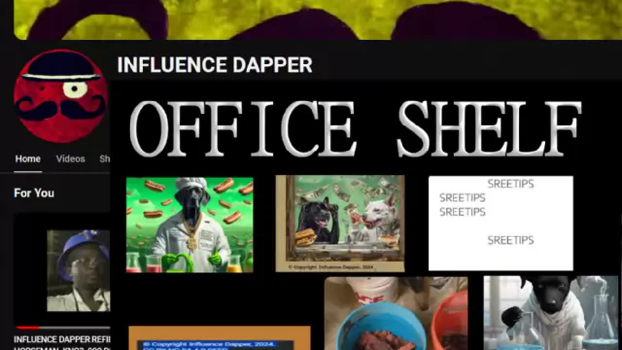 INFLUENCE DAPPER - OFFICE SHELF