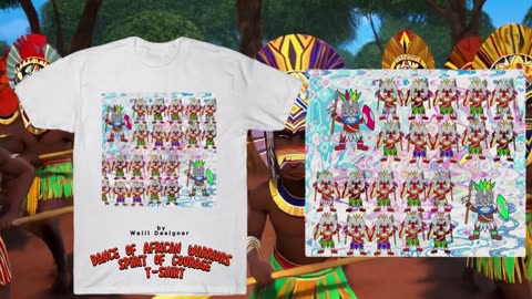 Dance of African Warriors: Spirit of Courage T-Shirt