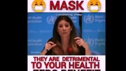 CDC & WHO "Don't wear a mask if you're healthy."