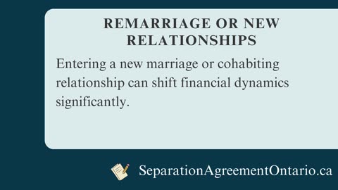 Spousal Support Review Clauses