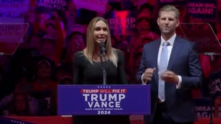 Eric & Laura Trump full speech at rally in Madison Square Garden (Oct. 27, 2024)