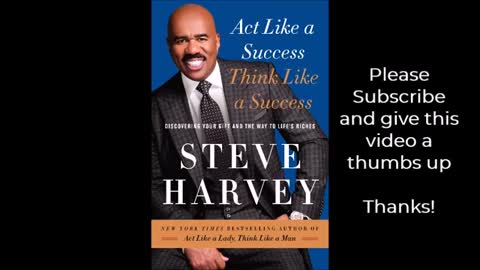 Act like a Success Think like a Success by Steve Harvey Audiobook