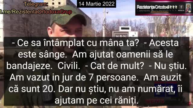 Atacul intentionat asupra civiliilor din centrul Donetsk-ului.