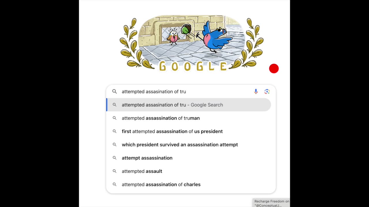 Google Tries to Memory Hole Trump Assassination -- WHY?